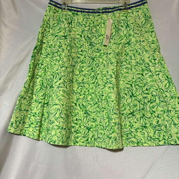 2/$30 Apt 9 A-Line Green & Blue Skirt Size 14 - Picture 1 of 8